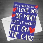 Anniversary Cards For Wife Husband Boyfriend Girlfriend Couple