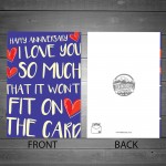 Anniversary Cards For Wife Husband Boyfriend Girlfriend Couple