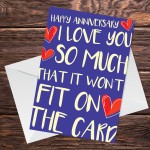 Anniversary Cards For Wife Husband Boyfriend Girlfriend Couple