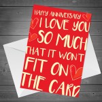 Anniversary Cards For Him Her Love You So Much Card For Husband