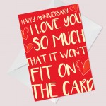 Anniversary Cards For Him Her Love You So Much Card For Husband