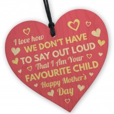 Funny Mothers Day Gift For Mum Novelty Gift From Favourite Child