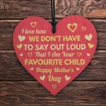 Funny Mothers Day Gift For Mum Novelty Gift From Favourite Child