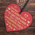 Funny Mothers Day Gift For Mum Novelty Gift From Favourite Child