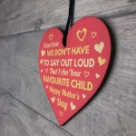 Funny Mothers Day Gift For Mum Novelty Gift From Favourite Child