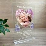 Mothers Day Personalised Photo Plaque Custom Gift For Mum