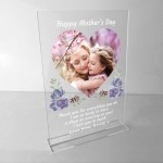 Mothers Day Personalised Photo Plaque Custom Gift For Mum