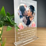Mother And Daughter Personalised Photo Plaque Mum Birthday
