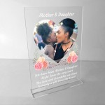 Mother And Daughter Personalised Photo Plaque Mum Birthday