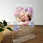 Mother Daughter Gifts Personalised Photo Plaque Gifts