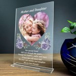 Mother Daughter Gifts Personalised Photo Plaque Gifts