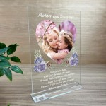 Mother Daughter Gifts Personalised Photo Plaque Gifts