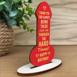 Funny Birthday Gift For Men Women Wood Plaque Husband Boyfriend