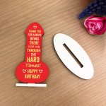 Funny Birthday Gift For Men Women Wood Plaque Husband Boyfriend
