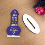 Funny Birthday Gifts For Dad Wood Plaque Dad Birthday Gift Ideas