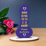Funny Birthday Gifts For Dad Wood Plaque Dad Birthday Gift Ideas