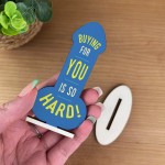 Funny Joke Birthday Gifts For Him Her Women Men Wood Plaque