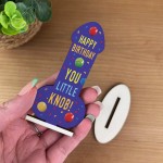 Funny Birthday Gifts For Son Dad Brother Uncle Wood Plaque