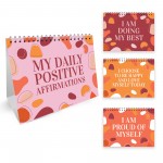 Daily Positive Affirmations Freestanding Flipbook Calendar Gift 