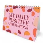 Daily Positive Affirmations Freestanding Flipbook Calendar Gift 