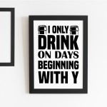 Funny Bar Signs FRAMED Print Bar Signs For Home Bar Man Cave