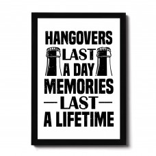 Funny Alcohol Sign Bar Signs For Home Man Cave FRAMED Print