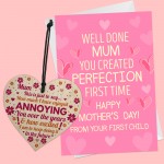 Funny Mothers Day Card From Daughter Novelty Card And Heart