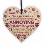 Funny Mothers Day Card From Daughter Novelty Card And Heart