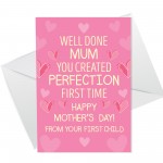 Funny Mothers Day Card From Daughter Novelty Card And Heart