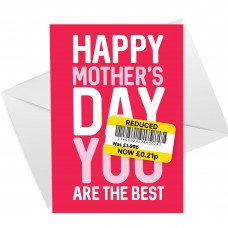 Mothers Day Card Funny Mum Card Nan Card Auntie Card Reduced
