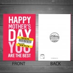 Mothers Day Card Funny Mum Card Nan Card Auntie Card Reduced