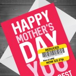 Mothers Day Card Funny Mum Card Nan Card Auntie Card Reduced