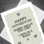 Funny Mothers Day Cards For Mum Novelty Joke Mum Nan Cards From 