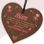 Mum Heart Birthday Mothers Day Gift For Mum Mummy Novelty