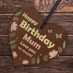 Birthday Gifts For Mum Wooden Hanging Heart Gifts From Daughter