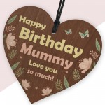 Birthday Gifts For Mummy Wooden Hanging Heart Mummy Gifts