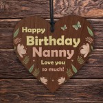 Birthday Gifts For Nanny Wooden Hanging Heart Nanny Gifts