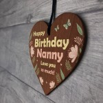 Birthday Gifts For Nanny Wooden Hanging Heart Nanny Gifts