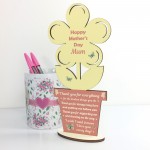 Thank You For Everything Mum Gift For Mothers Day Wood Flower