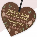 Novelty Gift For SIster Birthday Thank You Gift Wooden Heart
