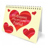 Friendship Gift 100 Reasons Why You Are My Friend Book Christmas