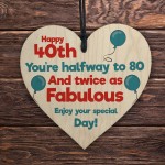 Perfect 40th Birthday Gift for Mum Dad Brother Sister Funny 40th