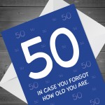 50th Birthday Cards For Men Brother Son Dad Funny 50th Birthday