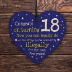 18th Birthday Gifts For Girls Boys Funny Heart 18th Birthday