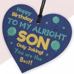 Funny Birthday Gifts For Son From Mum And Dad Birthday Card