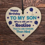 Birthday Card For Son Funny Humour Son Card From Mum Dad