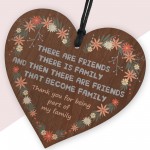 Friendship Wooden Heart Heartfelt Message Perfect Birthday