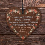 Friendship Wooden Heart Heartfelt Message Perfect Birthday