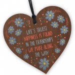 Friendship Heart Keepsake with Sentimental Message Gift