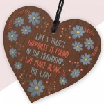 Friendship Heart Keepsake with Sentimental Message Gift